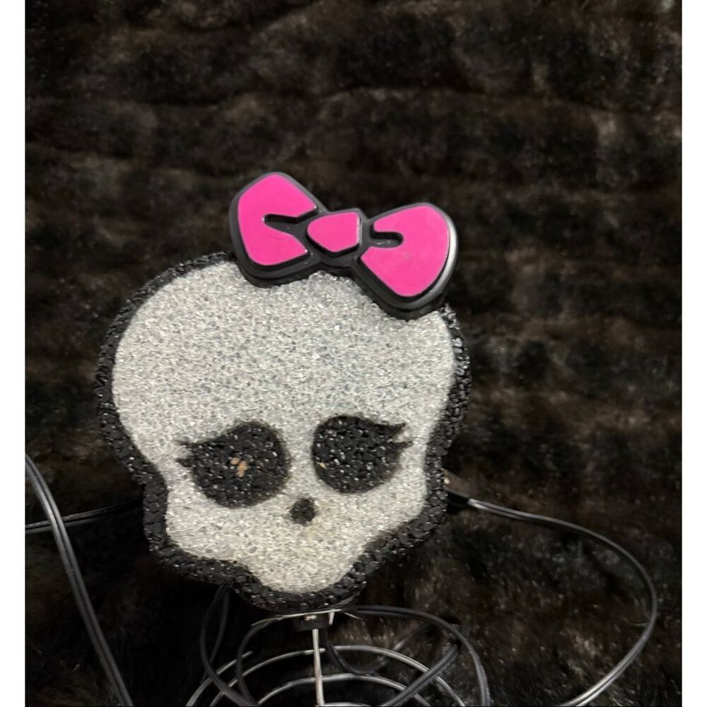 Monster High Nightlight melted popcorn plastic doll light skullette